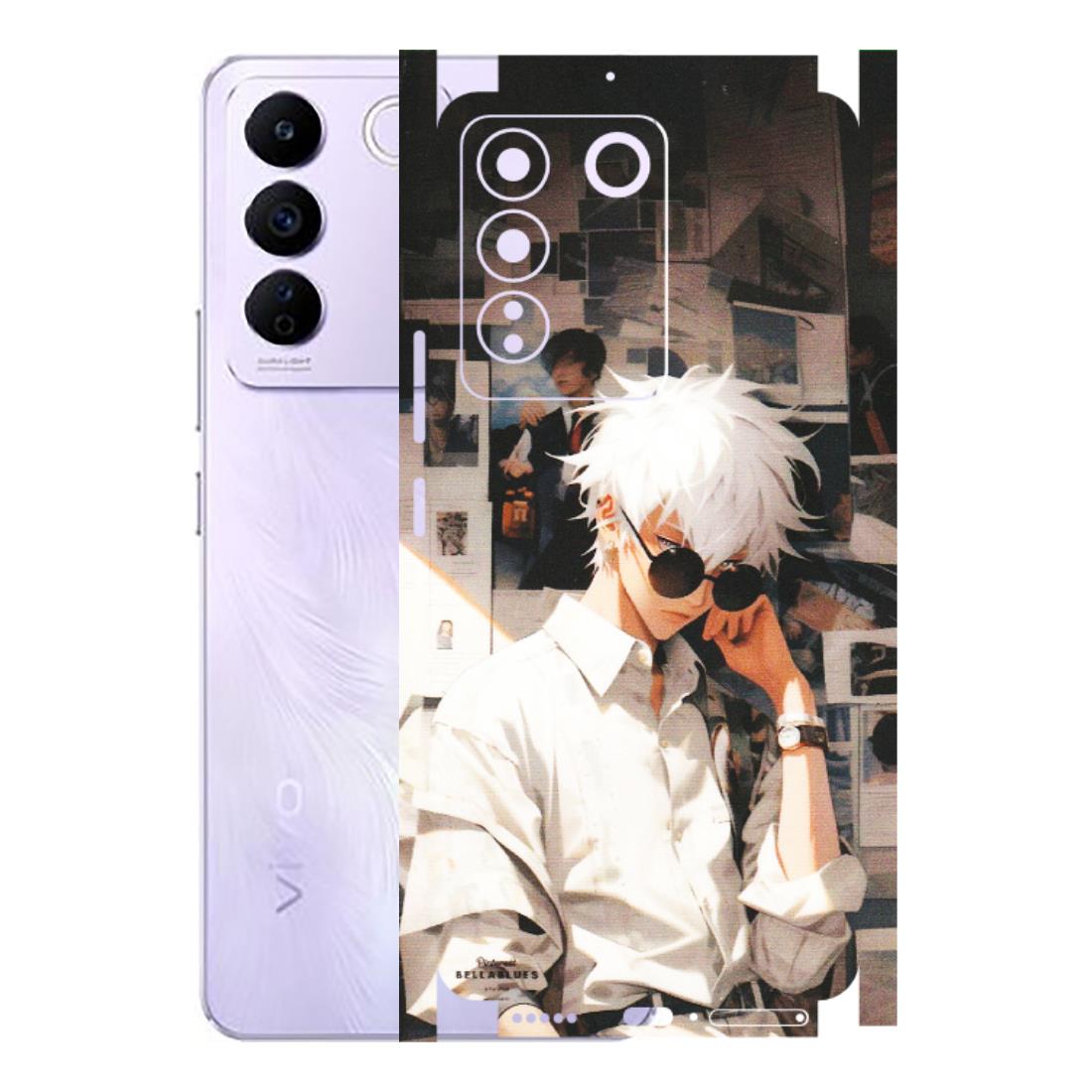 VIVO Z/V/X/T/U/S Series Phone Skins (All Models) - Gojo Satoru Jujustu Kaisen Anime - Matte Finish (M-156) Vivo V27E