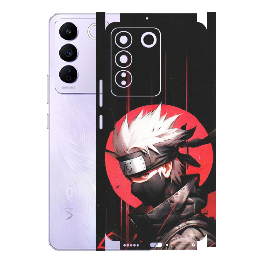 VIVO Z/V/X/T/U/S Series Phone Skins (All Models) - Naruto Anime Blood - Matte Finish (M-170) Vivo V27E