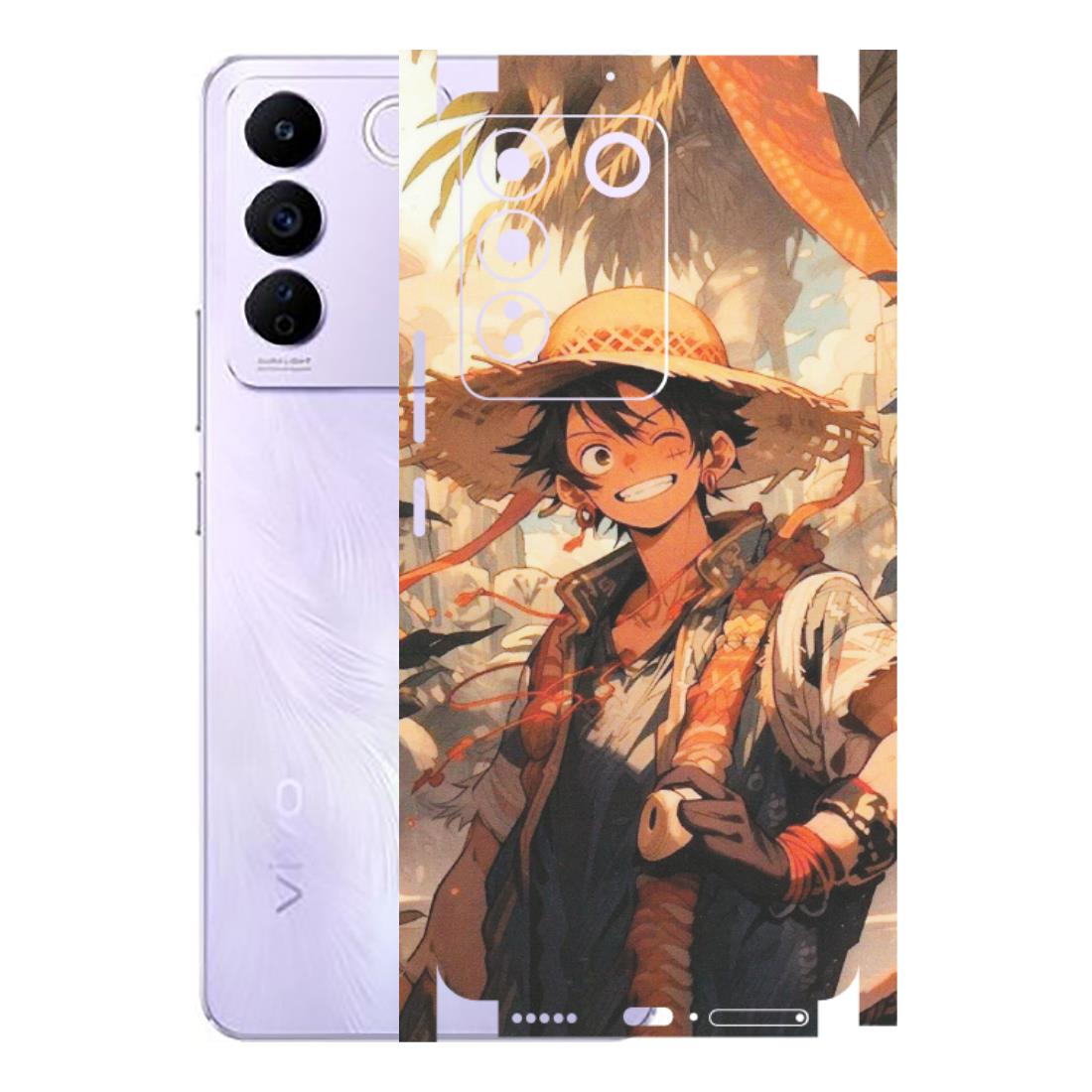 VIVO Z/V/X/T/U/S Series Phone Skins (All Models) - Anime Character Smile - Matte Finish (M-33) Vivo V27E
