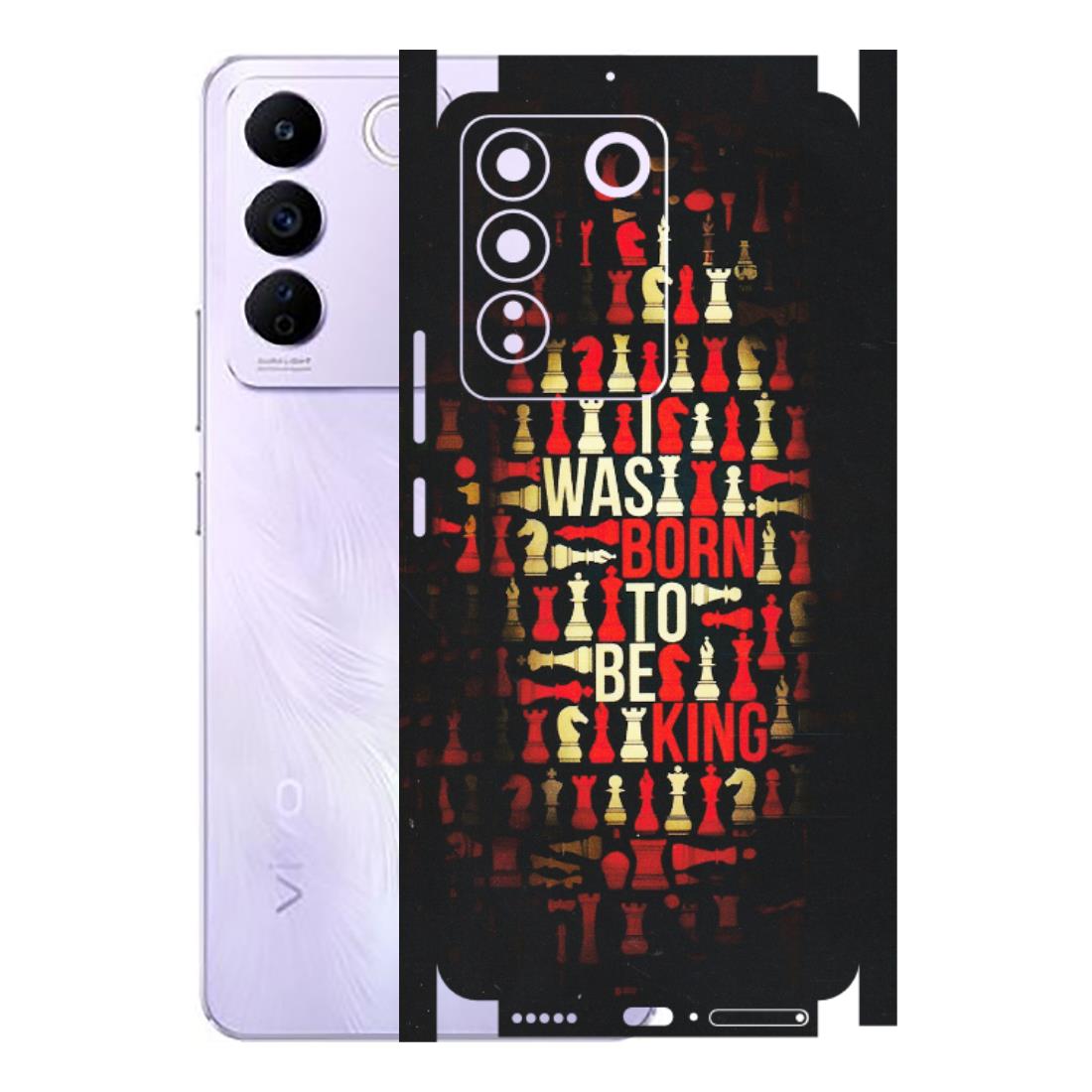 VIVO Z/V/X/T/U/S Series Phone Skins (All Models) - Born To Be King - Matte Finish (M-73) Vivo V27E