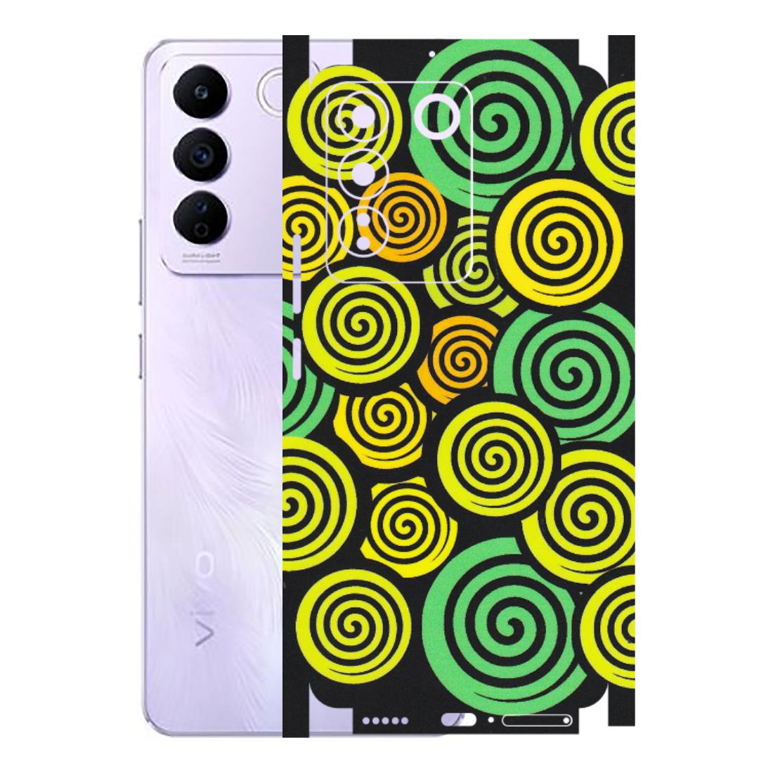 VIVO Z/V/X/T/U/S Series Phone Skins (All Models) - Crazy Spiral - Matte Finish (M-91) Vivo V27E