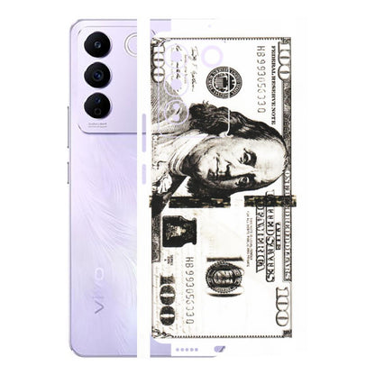 VIVO Z/V/X/T/U/S Series Phone Skins (All Models) - 100 Dollar Currency - Transparent Finish (T-01) Vivo V27E