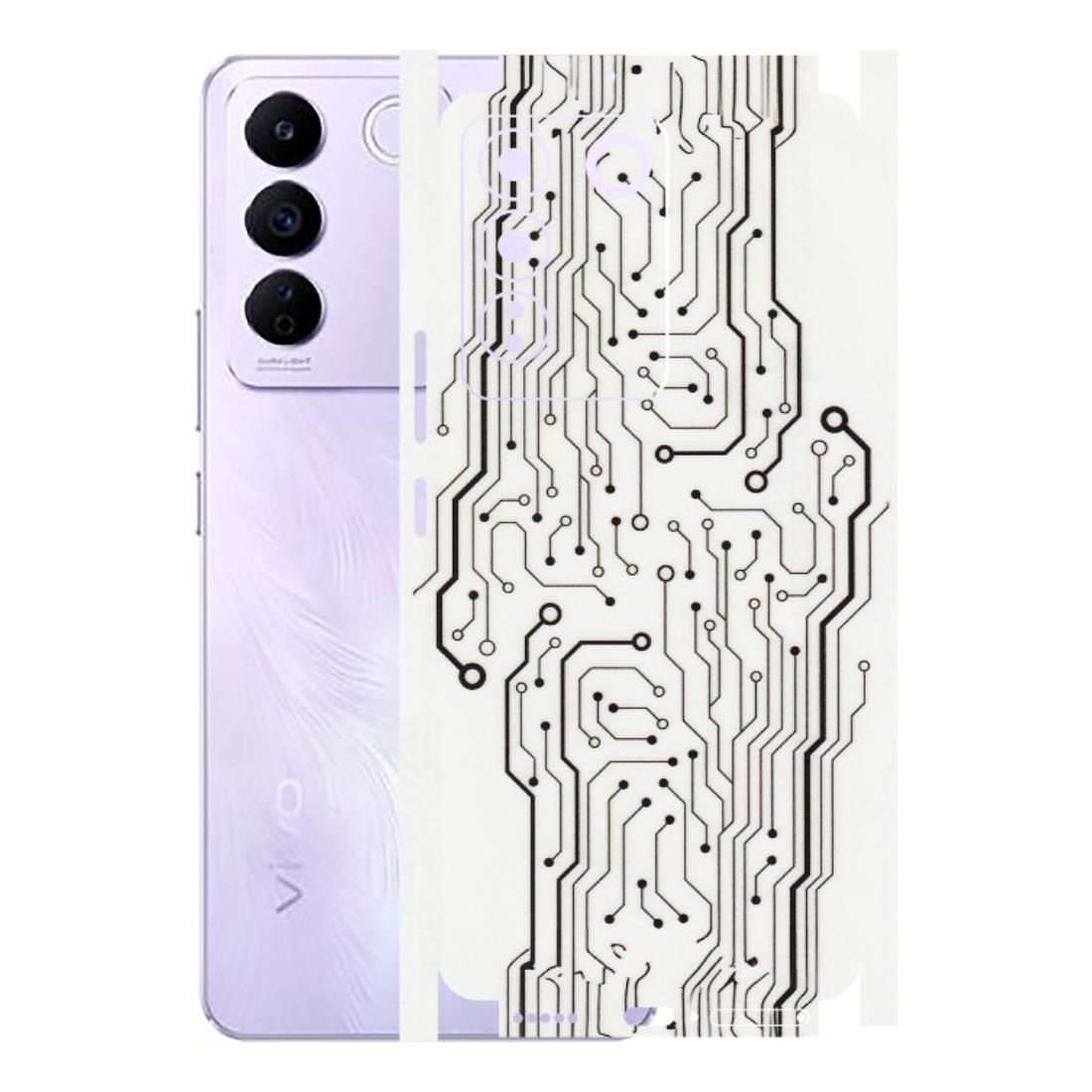 VIVO Z/V/X/T/U/S Series Phone Skins (All Models) - Tech Circuits - Transparent Finish (T-03) Vivo V27E