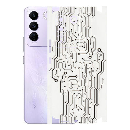 VIVO Z/V/X/T/U/S Series Phone Skins (All Models) - Tech Circuits - Transparent Finish (T-03) Vivo V27E