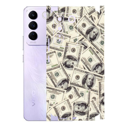 VIVO Z/V/X/T/U/S Series Phone Skins (All Models) - Dollar Lover - Transparent Finish (T-17) Vivo V27E