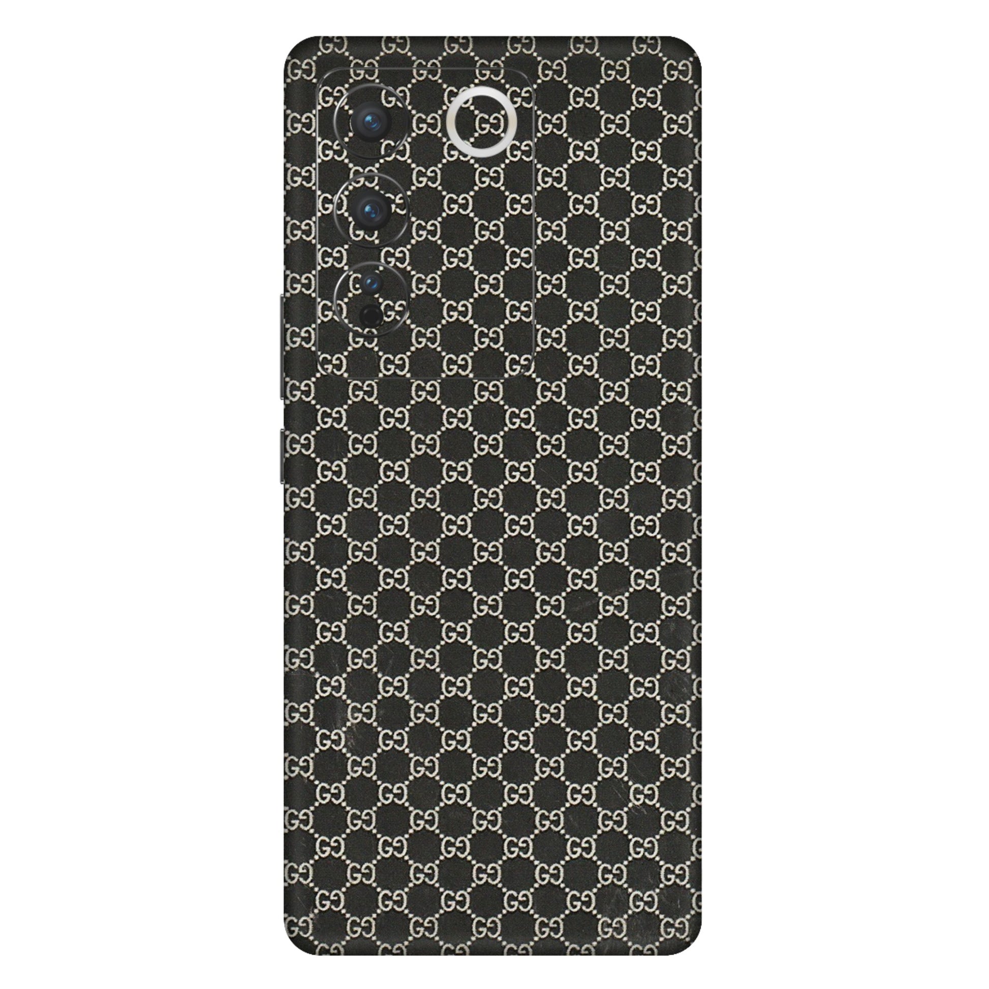 VIVO Z/V/X/T/U/S Series Phone Skins (All Models) - Black G Print - 3D Embossed Finish (L-109) Vivo V27 (5G)
