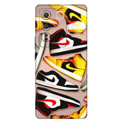 VIVO Z/V/X/T/U/S Series Phone Skins (All Models) - Sneaker Lover - 3D Embossed Finish (L-135) Vivo V27 (5G)