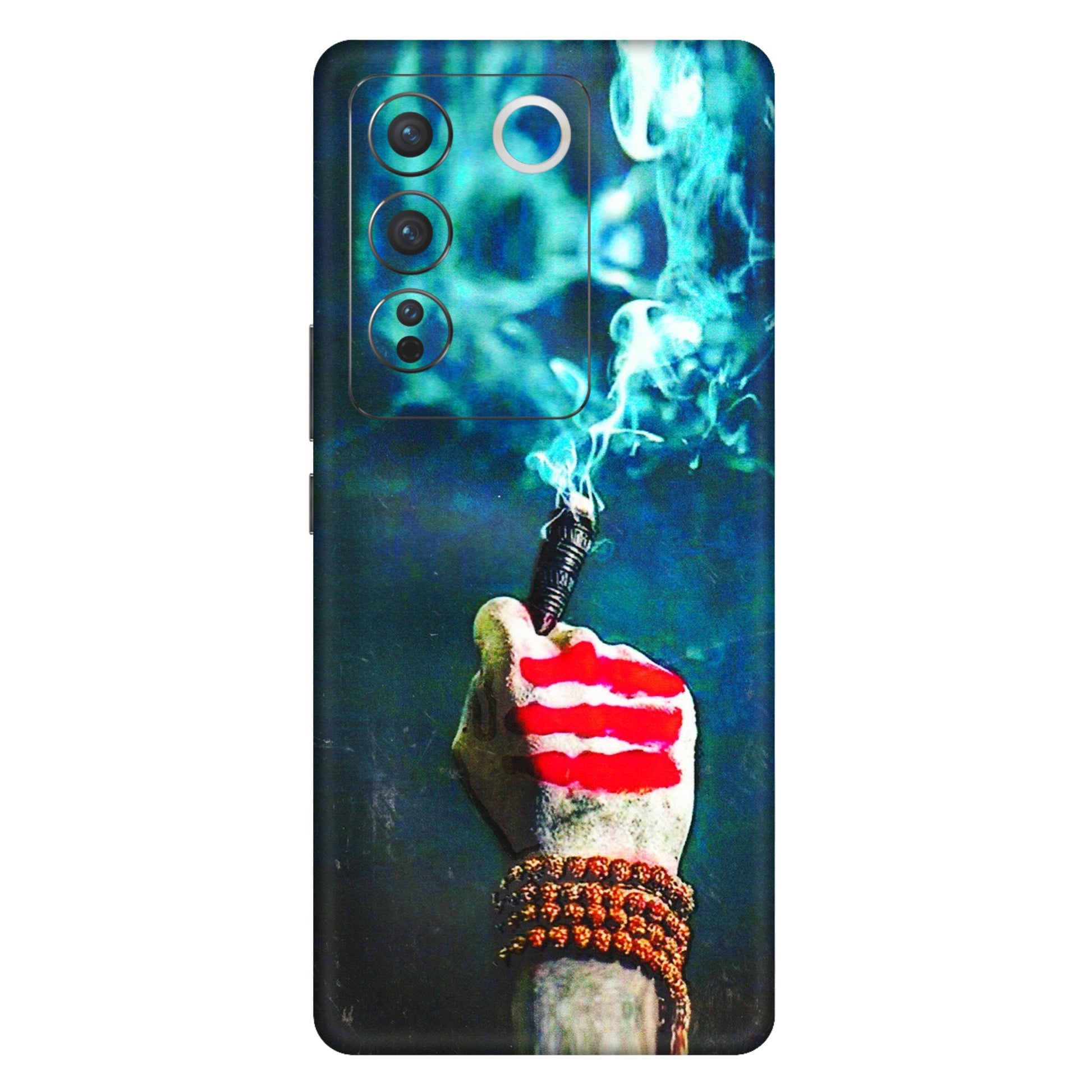 VIVO Z/V/X/T/U/S Series Phone Skins (All Models) - Mahadev Bhakt - 3D Embossed Finish (L-146) Vivo V27 (5G)