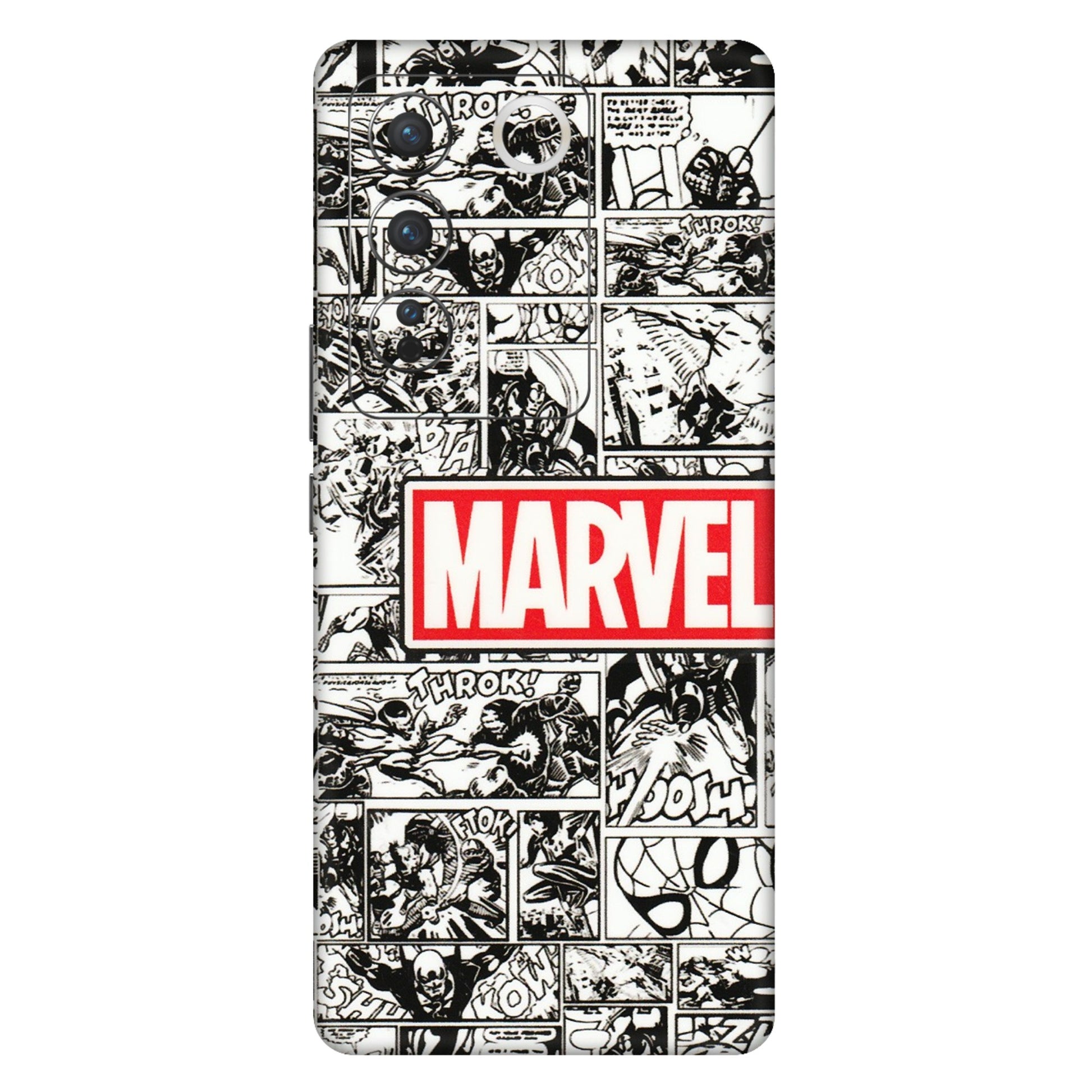 VIVO Z/V/X/T/U/S Series Phone Skins (All Models) - Marvel Comic - 3D Embossed Finish (L-171) Vivo V27 (5G)