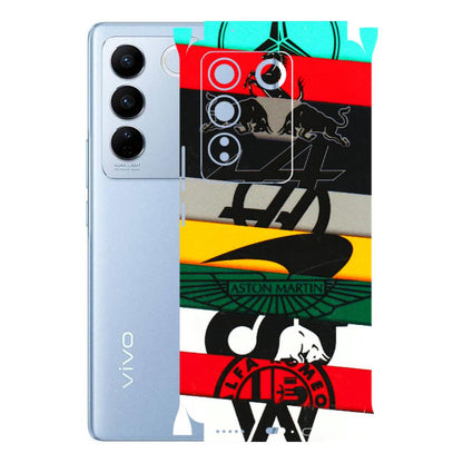 VIVO Z/V/X/T/U/S Series Phone Skins (All Models) - Multi Designer Brands - 3D Embossed Finish (L-187) Vivo V27 (5G)