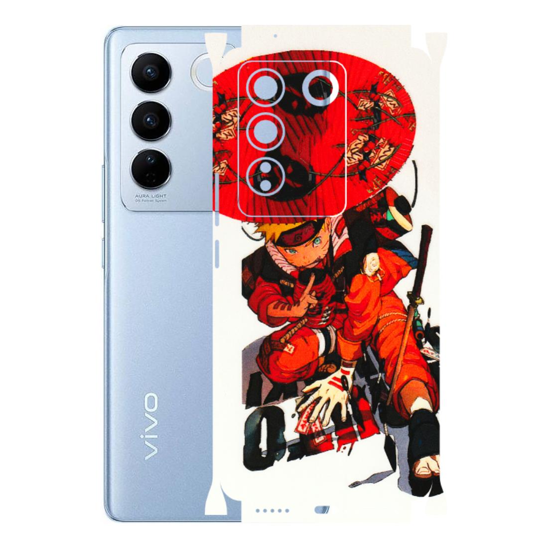 VIVO Z/V/X/T/U/S Series Phone Skins (All Models) - Naruto - 3D Embossed Finish (L-208) Vivo V27 (5G)