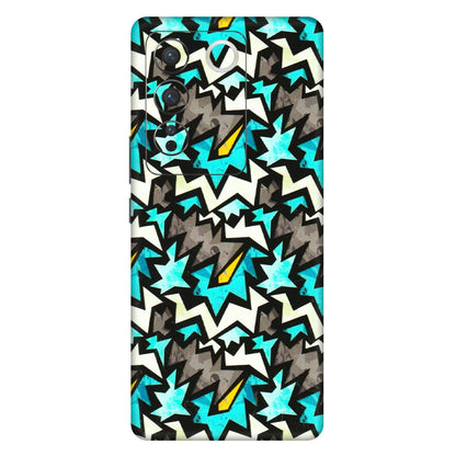 VIVO Z/V/X/T/U/S Series Phone Skins (All Models) - Funky Zig Zag - 3D Embossed Finish (L-223) Vivo V27 (5G)