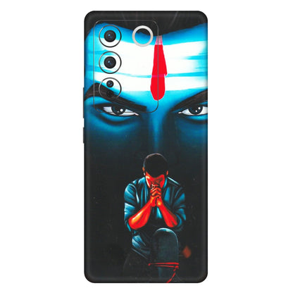 VIVO Z/V/X/T/U/S Series Phone Skins (All Models) - Mahakal Bhakt - Matte Finish (M-112) Vivo V27 (5G)