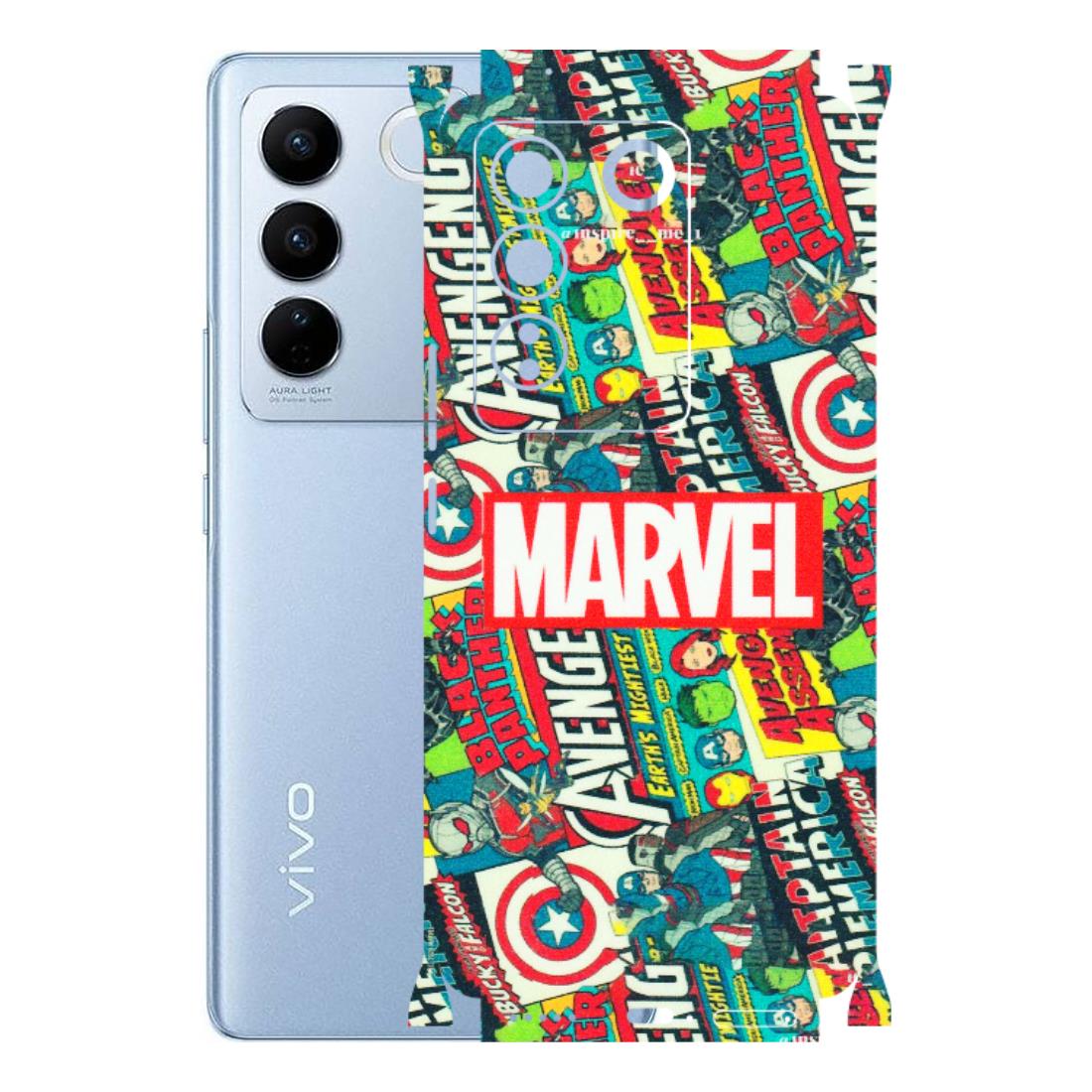 VIVO Z/V/X/T/U/S Series Phone Skins (All Models) - Marvel Comic Lover - Matte Finish (M-30) Vivo V27 (5G)