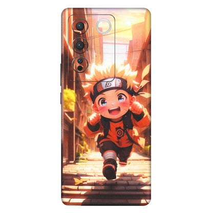 VIVO Z/V/X/T/U/S Series Phone Skins (All Models) - Naruto Cute Toon Running - Matte Finish (M-04) Vivo V27 (5G)