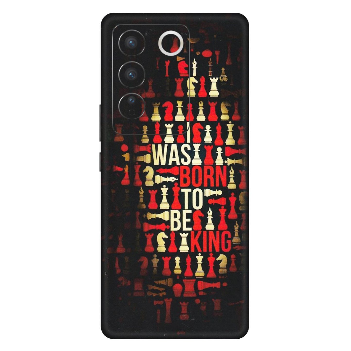 VIVO Z/V/X/T/U/S Series Phone Skins (All Models) - Born To Be King - Matte Finish (M-73) Vivo V27 (5G)