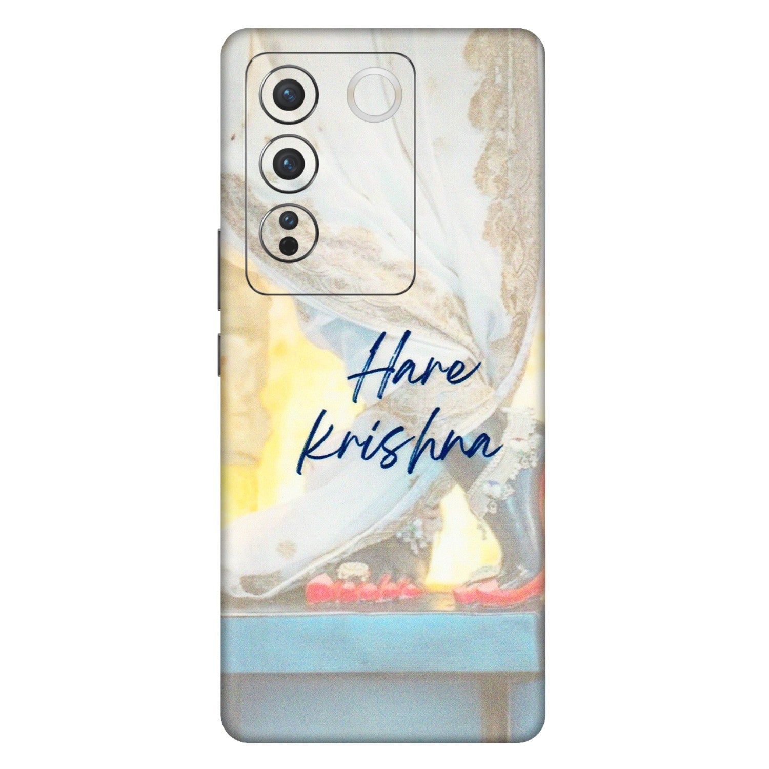 VIVO Z/V/X/T/U/S Series Phone Skins (All Models) - Hare Krishna - 3D Embossed Finish (L-03) Vivo V27 Pro (5G)