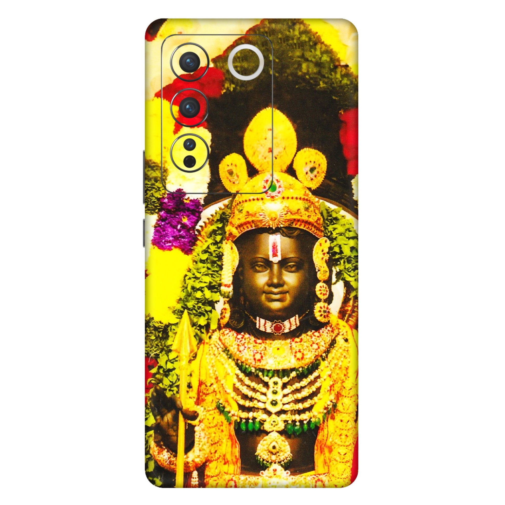 VIVO Z/V/X/T/U/S Series Phone Skins (All Models) - Ram Lalla Ayodhya - 3D Embossed Finish (L-103) Vivo V27 Pro (5G)