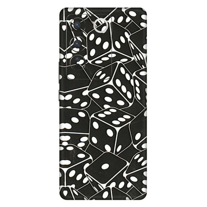 VIVO Z/V/X/T/U/S Series Phone Skins (All Models) - Big Black Dices - 3D Embossed Finish (L-106) Vivo V27 Pro (5G)
