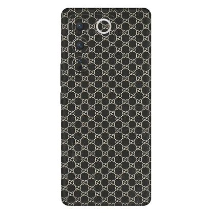 VIVO Z/V/X/T/U/S Series Phone Skins (All Models) - Black G Print - 3D Embossed Finish (L-109) Vivo V27 Pro (5G)