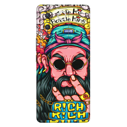 VIVO Z/V/X/T/U/S Series Phone Skins (All Models) - Battle King Dude Face - 3D Embossed Finish (L-178) Vivo V27 Pro (5G)