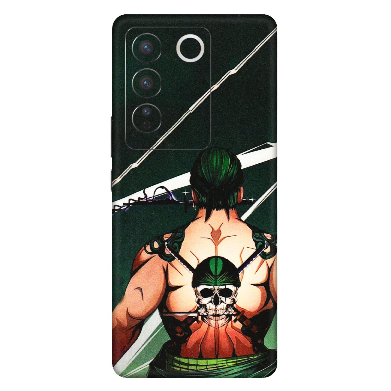 VIVO Z/V/X/T/U/S Series Phone Skins (All Models) - Zoro Anime - 3D Embossed Finish (L-23) Vivo V27 Pro (5G)
