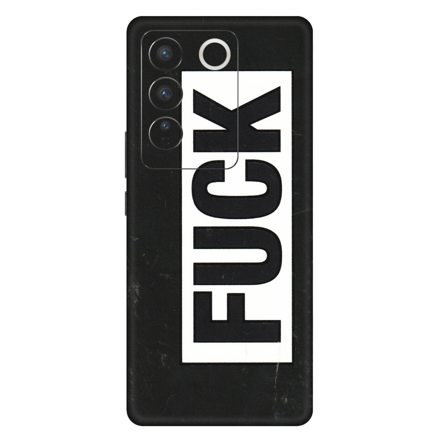 VIVO Z/V/X/T/U/S Series Phone Skins (All Models) - The F Word - 3D Embossed Finish (L-255) Vivo V27 Pro (5G)