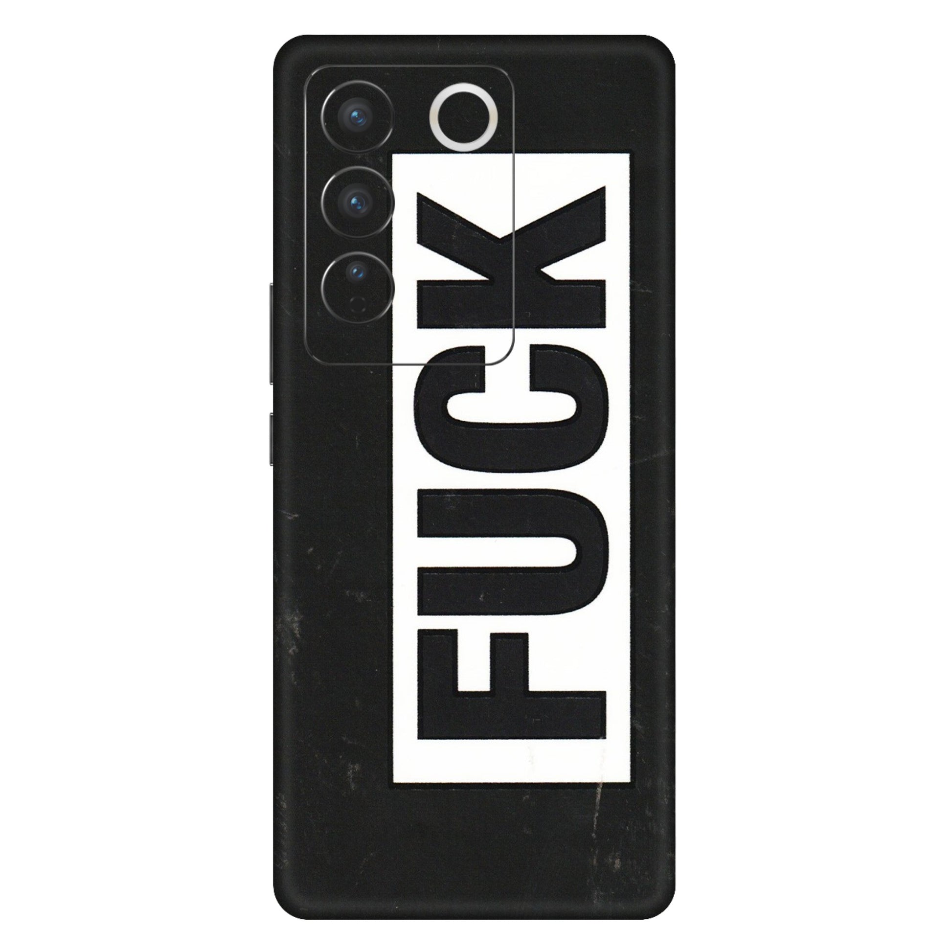 VIVO Z/V/X/T/U/S Series Phone Skins (All Models) - The F Word - 3D Embossed Finish (L-255) Vivo V27 Pro (5G)