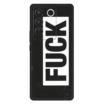 VIVO Z/V/X/T/U/S Series Phone Skins (All Models) - The F Word - 3D Embossed Finish (L-255) Vivo V27 Pro (5G)