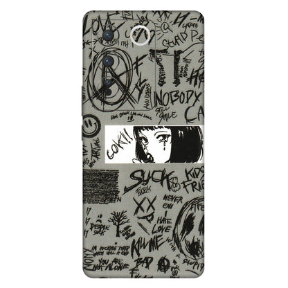 VIVO Z/V/X/T/U/S Series Phone Skins (All Models) - Never Have Love Anime - 3D Embossed Finish (L-260) Vivo V27 Pro (5G)