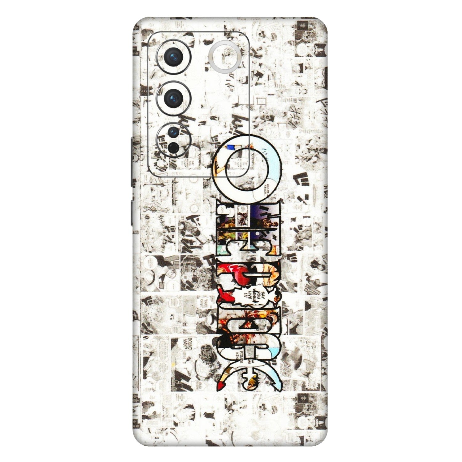 VIVO Z/V/X/T/U/S Series Phone Skins (All Models) - One Piece Manga - 3D Embossed Finish (L-26) Vivo V27 Pro (5G)