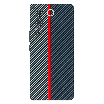 VIVO Z/V/X/T/U/S Series Phone Skins (All Models) - Blue Sober Lines - 3D Embossed Finish (L-305) Vivo V27 Pro (5G)