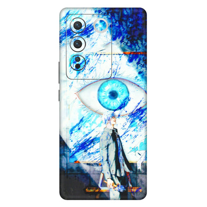 VIVO Z/V/X/T/U/S Series Phone Skins (All Models) - Anime Sea Blue Eye - 3D Embossed Finish (L-318) Vivo V27 Pro (5G)