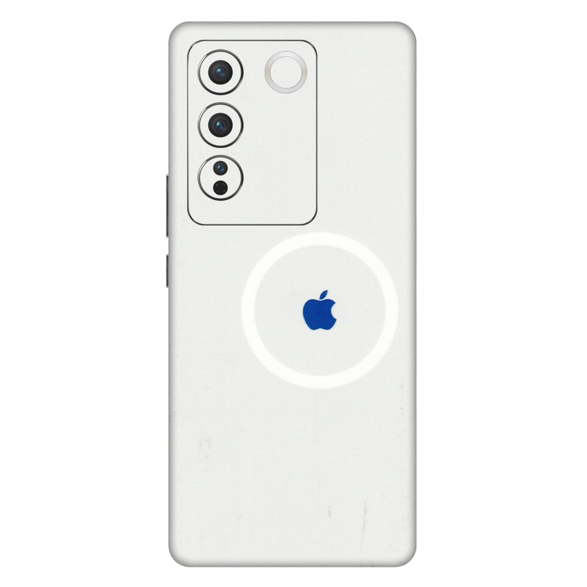 VIVO Z/V/X/T/U/S Series Phone Skins (All Models) - iPhone Magsafe Logo - 3D Embossed Finish (L-320) Vivo V27 Pro (5G)