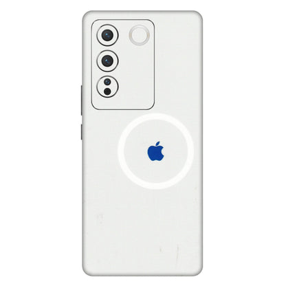 VIVO Z/V/X/T/U/S Series Phone Skins (All Models) - iPhone Magsafe Logo - 3D Embossed Finish (L-320) Vivo V27 Pro (5G)