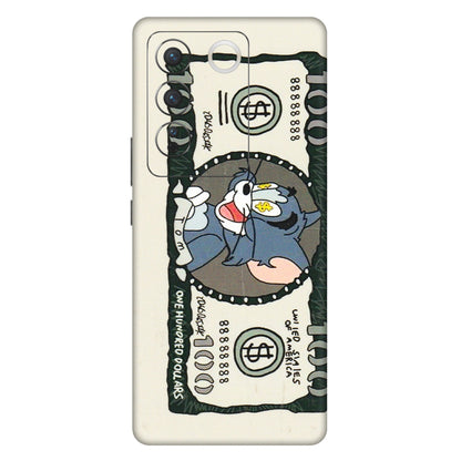 VIVO Z/V/X/T/U/S Series Phone Skins (All Models) - Tom Hundred Dollar - 3D Embossed Finish (L-324) Vivo V27 Pro (5G)