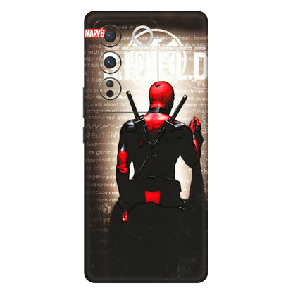 VIVO Z/V/X/T/U/S Series Phone Skins (All Models) - Deadpool - 3D Embossed Finish (L-56) Vivo V27 Pro (5G)