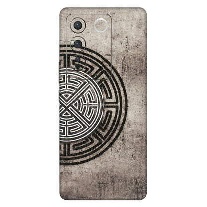 VIVO Z/V/X/T/U/S Series Phone Skins (All Models) - Mysterious Circular Design - 3D Embossed Finish (L-63) Vivo V27 Pro (5G)