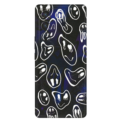VIVO Z/V/X/T/U/S Series Phone Skins (All Models) - Distorted Smileys - 3D Embossed Finish (L-92) Vivo V27 Pro (5G)