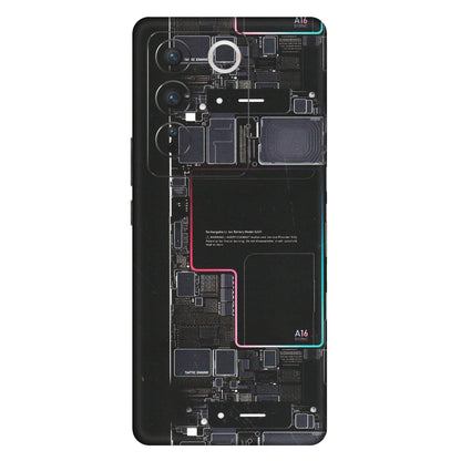 VIVO Z/V/X/T/U/S Series Phone Skins (All Models) - Motherboard Circuit Layout - Matte Finish (M-117) Vivo V27 Pro (5G)
