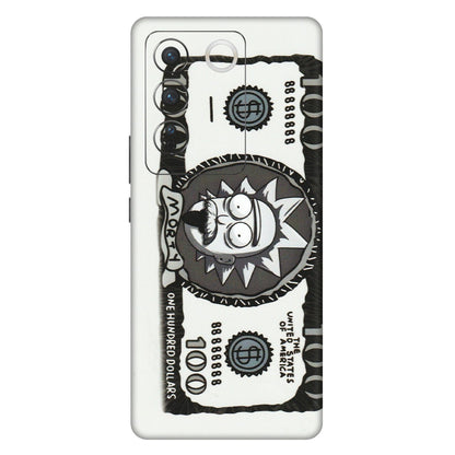 VIVO Z/V/X/T/U/S Series Phone Skins (All Models) - Rick And Morty Hundred Dollar Anime - Matte Finish (M-161) Vivo V27 Pro (5G)
