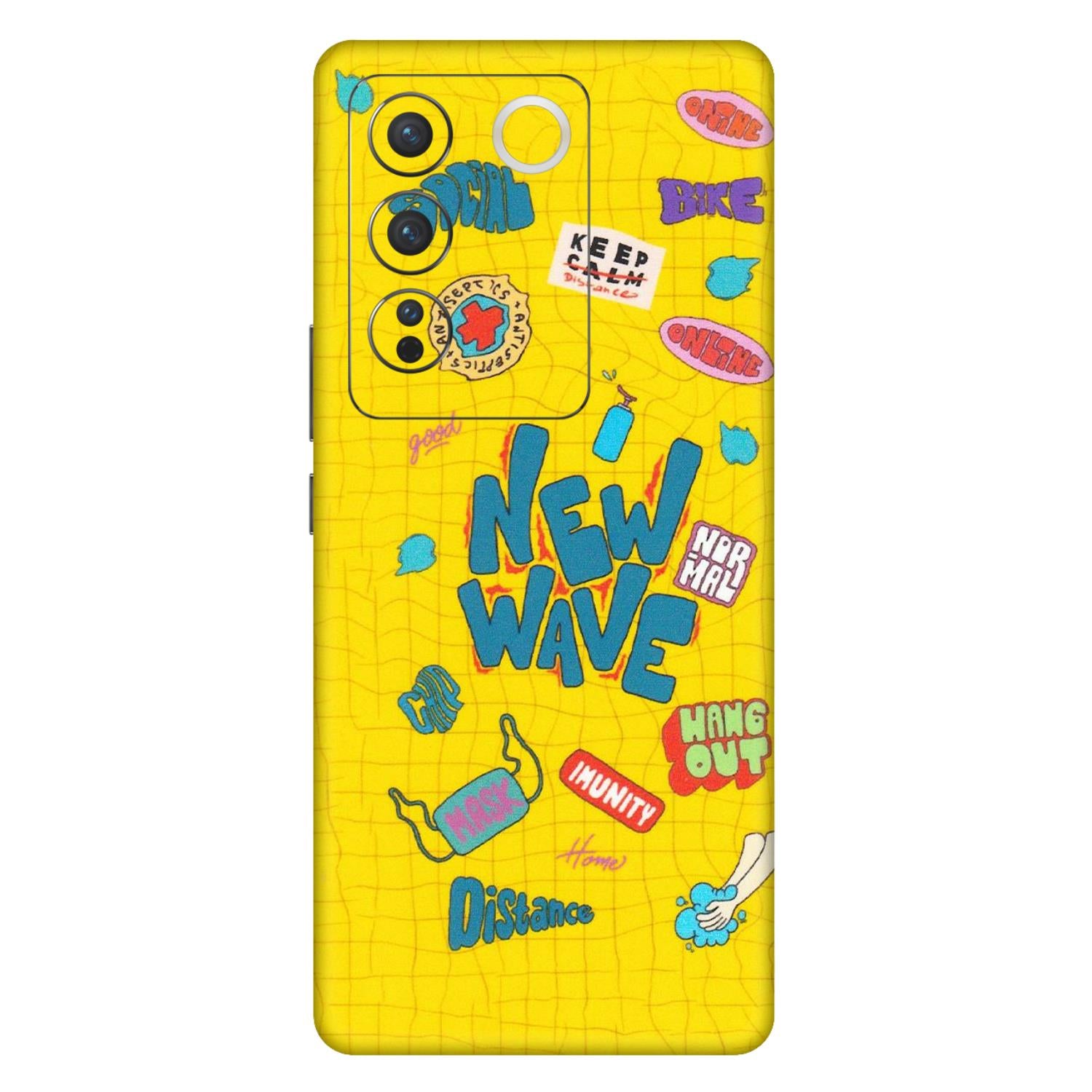 VIVO Z/V/X/T/U/S Series Phone Skins (All Models) - New Wave Life - Matte Finish (M-17) Vivo V27 Pro (5G)