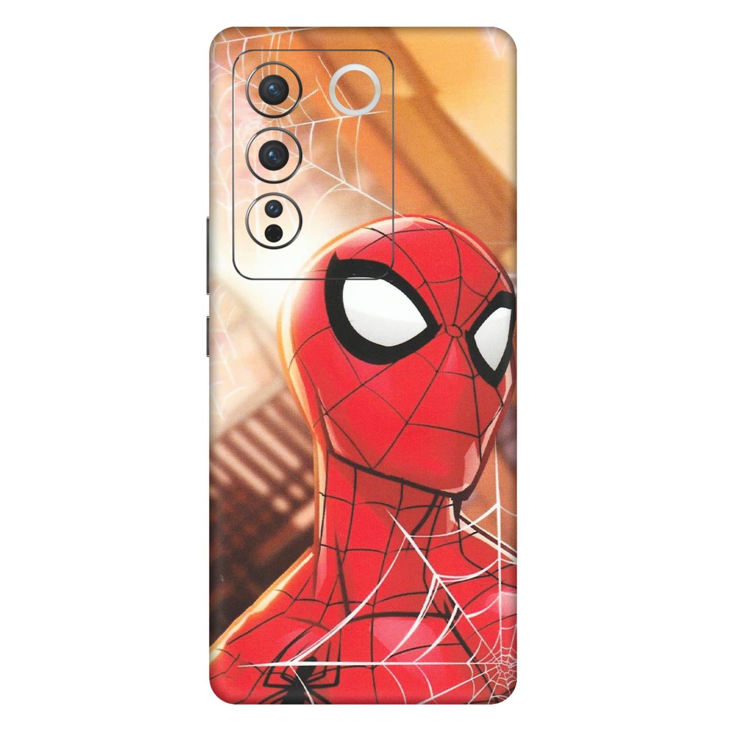 VIVO Z/V/X/T/U/S Series Phone Skins (All Models) - Spiderman Face New - Matte Finish (M-41) Vivo V27 Pro (5G)