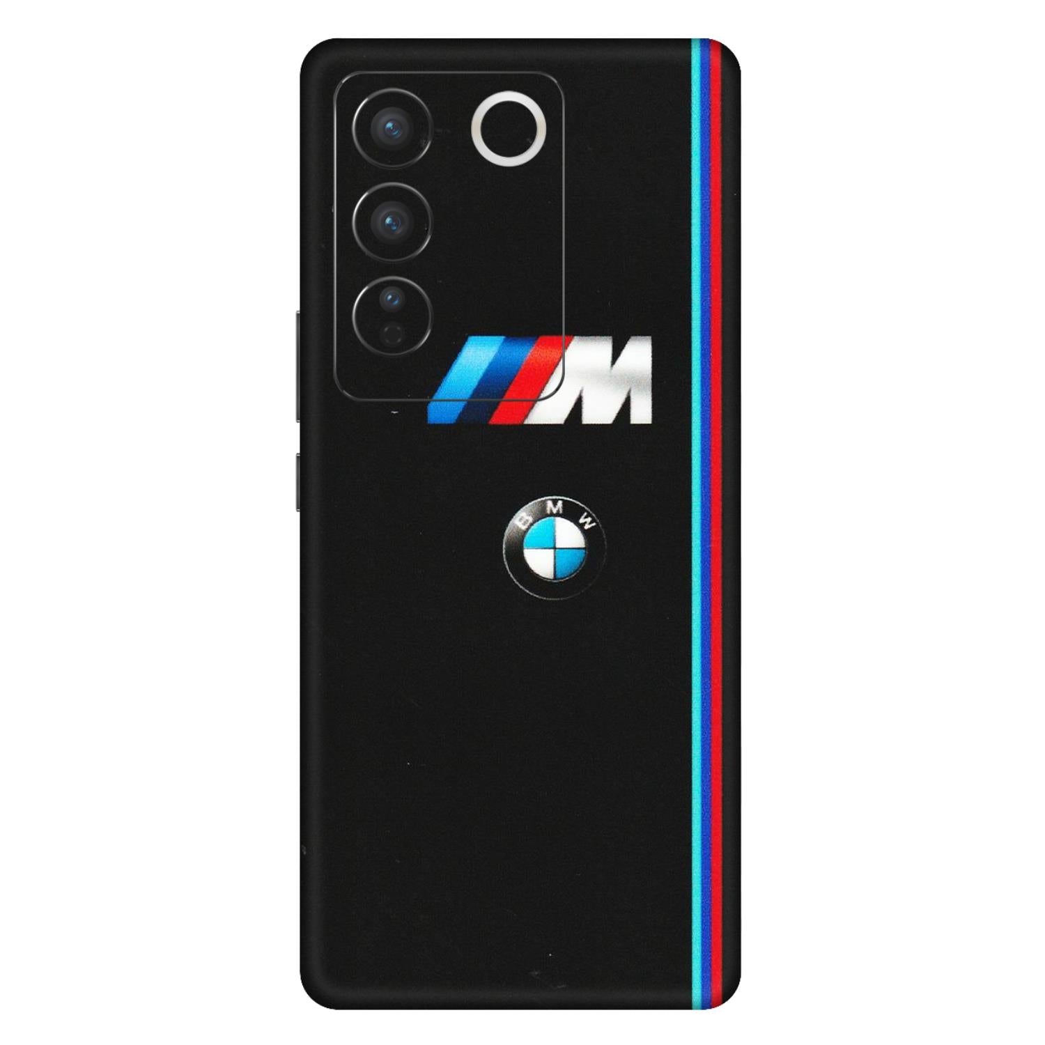 VIVO Z/V/X/T/U/S Series Phone Skins (All Models) - Styling With Black BMW - Matte Finish (M-74) Vivo V27 Pro (5G)