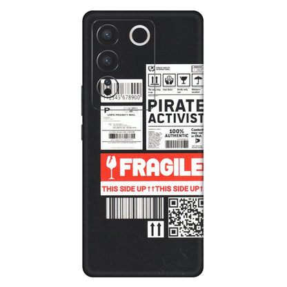 VIVO Z/V/X/T/U/S Series Phone Skins (All Models) - Handle With Care - Matte Finish (M-99) Vivo V27 Pro (5G)