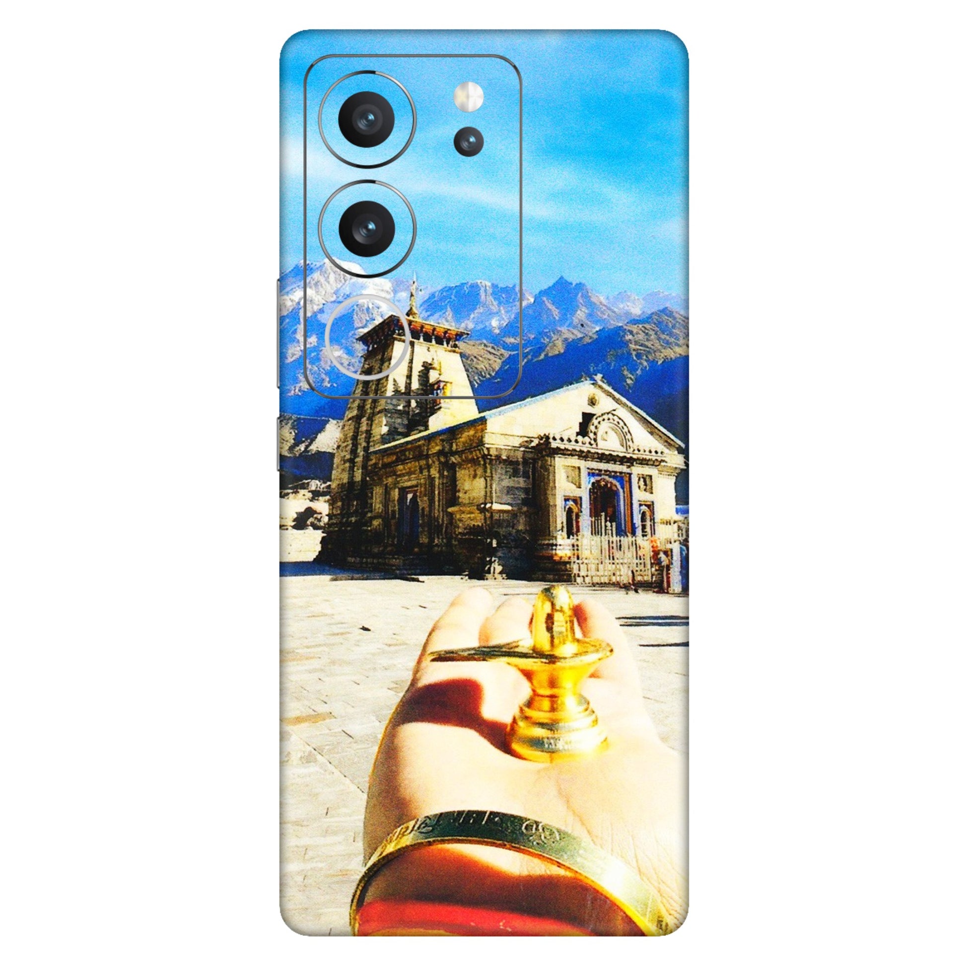 VIVO Z/V/X/T/U/S Series Phone Skins (All Models) - Beauty of Kedarnath - 3D Embossed Finish (L-108) Vivo V29 (5G)