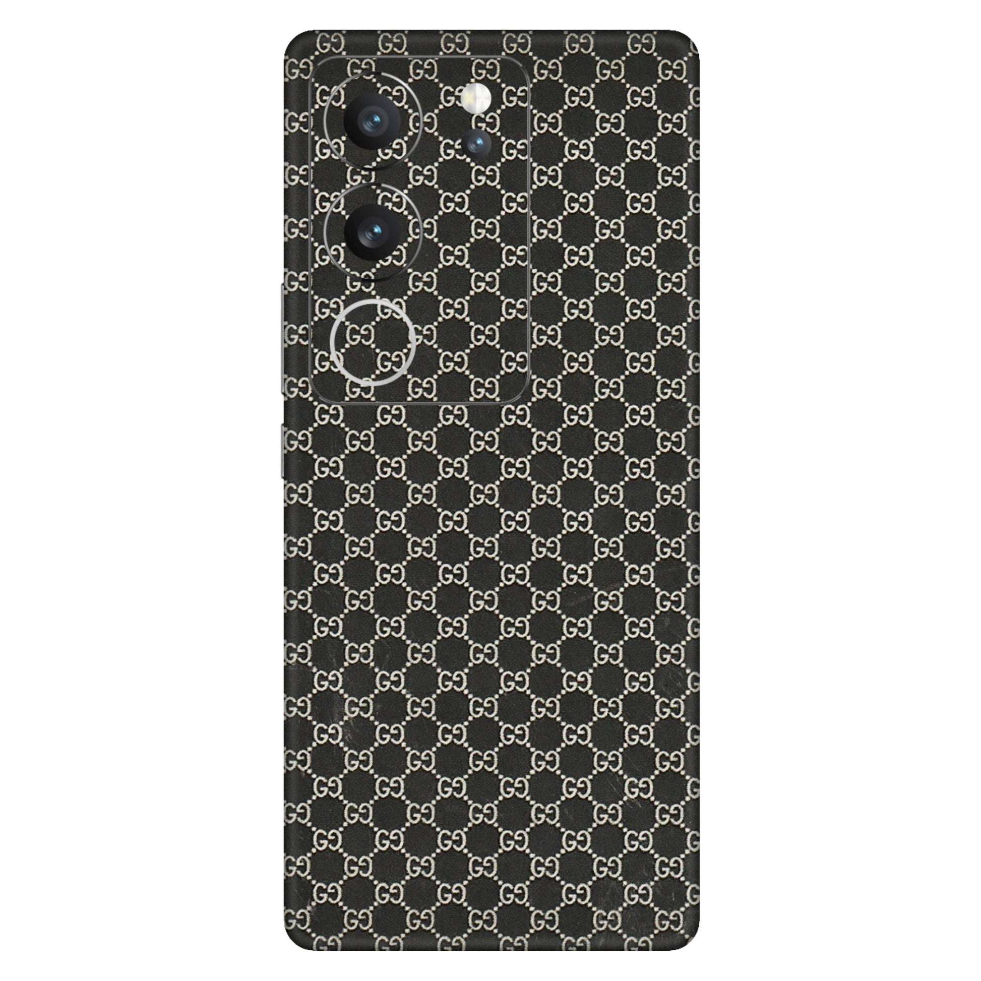 VIVO Z/V/X/T/U/S Series Phone Skins (All Models) - Black G Print - 3D Embossed Finish (L-109) Vivo V29 (5G)