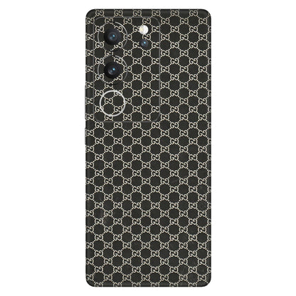 VIVO Z/V/X/T/U/S Series Phone Skins (All Models) - Black G Print - 3D Embossed Finish (L-109) Vivo V29 (5G)