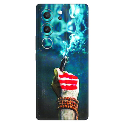 VIVO Z/V/X/T/U/S Series Phone Skins (All Models) - Mahadev Bhakt - 3D Embossed Finish (L-146) Vivo V29 (5G)