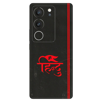 VIVO Z/V/X/T/U/S Series Phone Skins (All Models) - Hindu Black - 3D Embossed Finish (L-153) Vivo V29 (5G)
